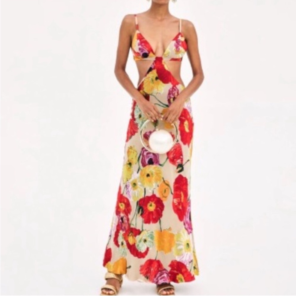 Cult Gaia Floral Gown